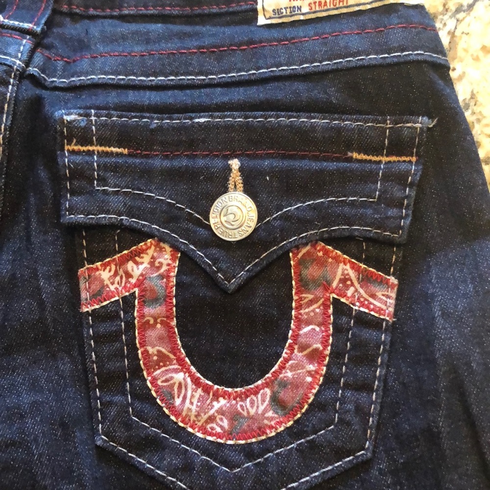 True religion straight leg size 28